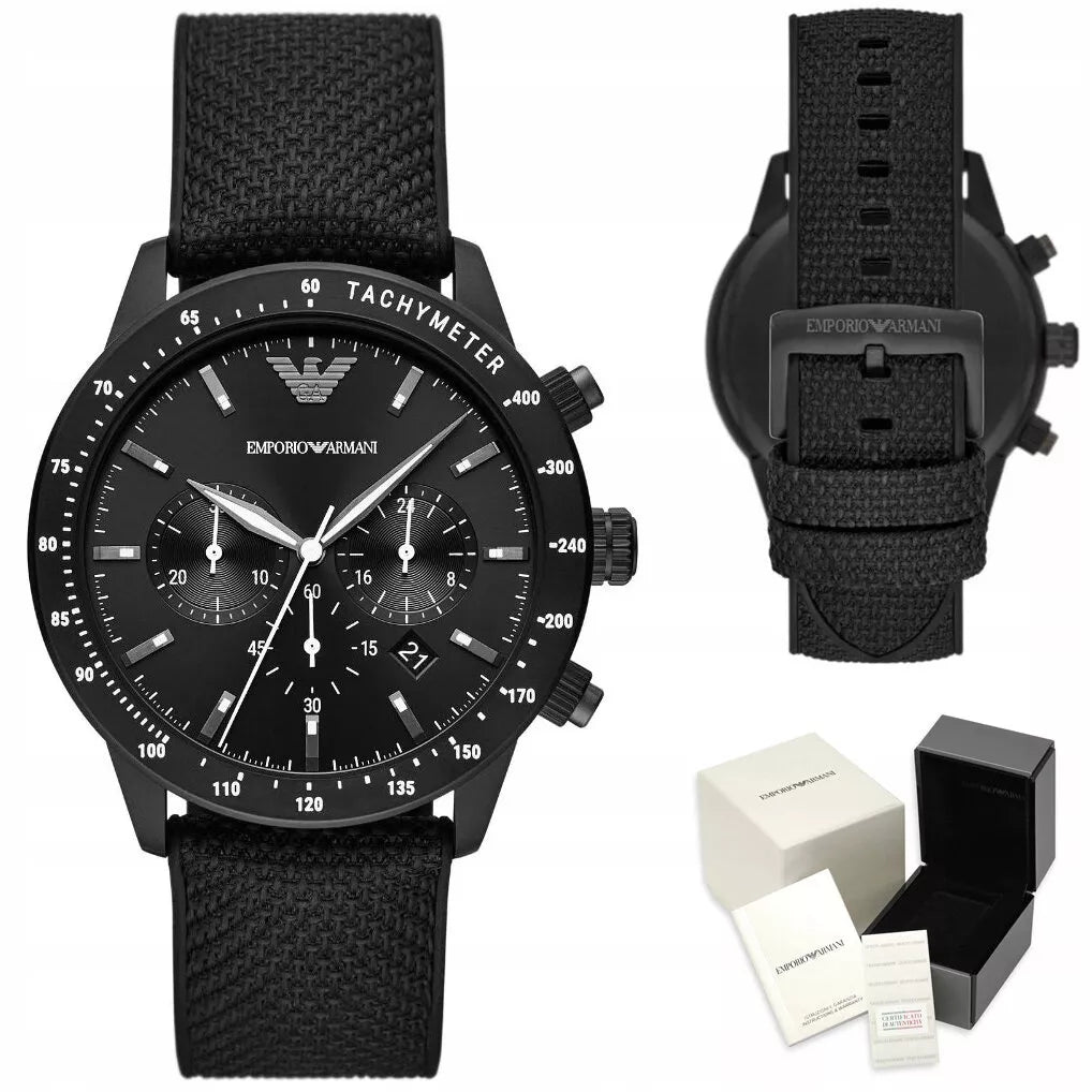 Vyriškas laikrodis EMPORIO ARMANI AR11453 - MARIO + DOVANŲ DĖŽUTĖ