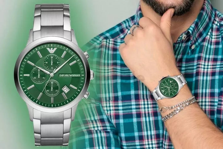 VYRIŠKAS LAIKRODIS EMPORIO ARMANI AR11507 RENATO + DĖŽUTĖ SERTIFIKATAS