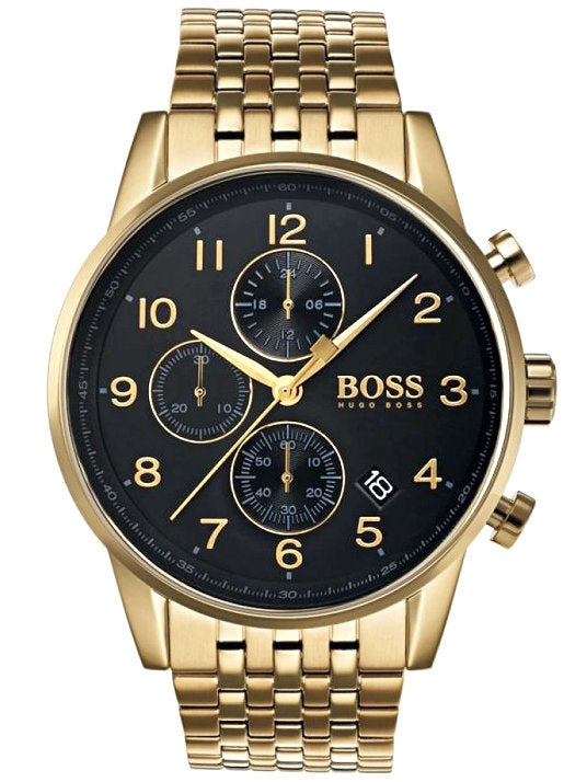 Vyriškas laikrodis HUGO BOSS 1513531 NAVIGATOR - + DOVANŲ DĖŽUTĖ