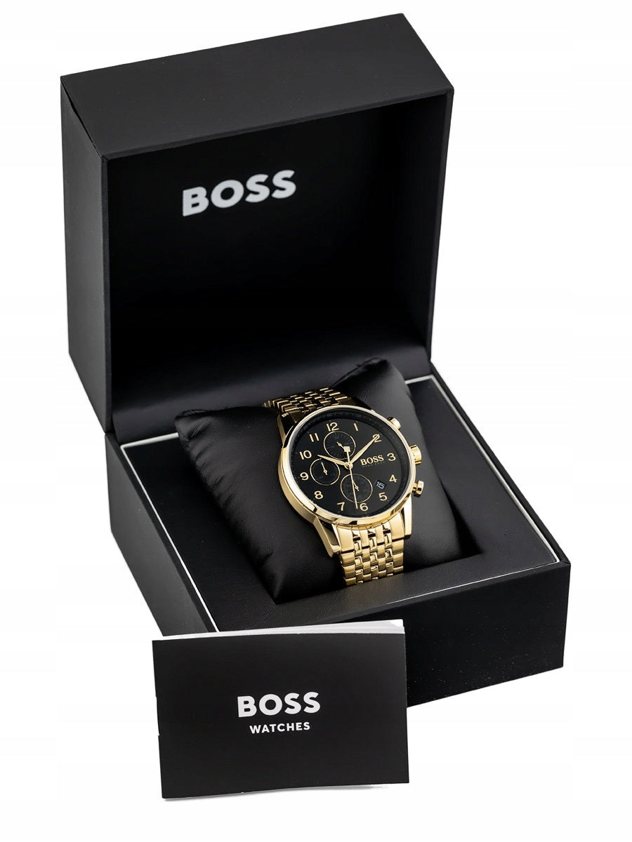 Vyriškas laikrodis HUGO BOSS 1513531 NAVIGATOR - + DOVANŲ DĖŽUTĖ