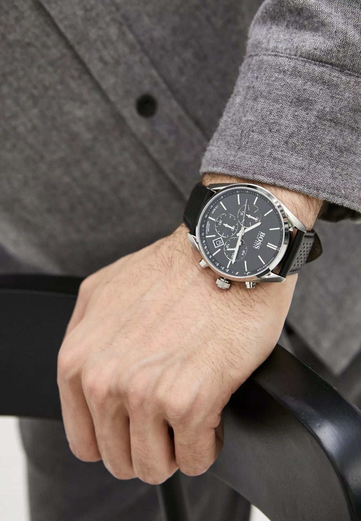 Vyriškas laikrodis HUGO BOSS 1513816 CHAMPION + Dovanų dėžutė Originalus