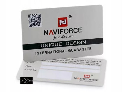 VYRIŠKAS LAIKRODIS NAVIFORCE NF9114 Juodas odinis dirželis Apšvietimas Chronometras