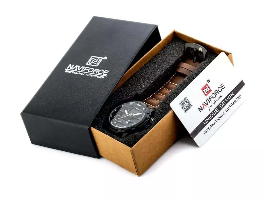 VYRIŠKAS LAIKRODIS NAVIFORCE - NF9160 + DĖŽUTĖ + GRAVERIS