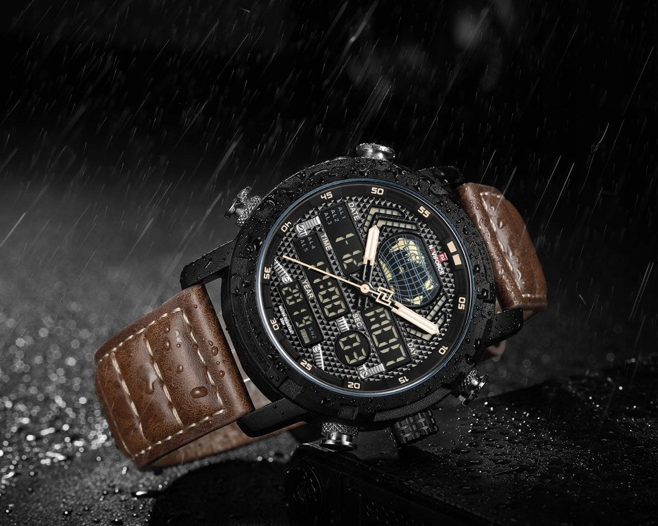 VYRIŠKAS LAIKRODIS NAVIFORCE - NF9160 + DĖŽUTĖ + GRAVERIS