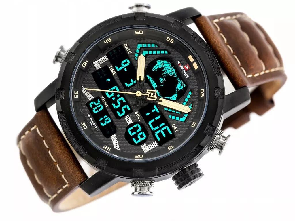 VYRIŠKAS LAIKRODIS NAVIFORCE - NF9160 + DĖŽUTĖ + GRAVERIS