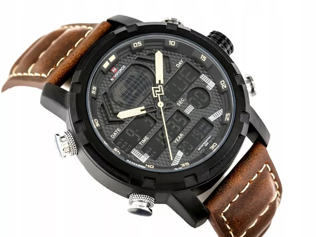 VYRIŠKAS LAIKRODIS NAVIFORCE - NF9160 + DĖŽUTĖ + GRAVERIS