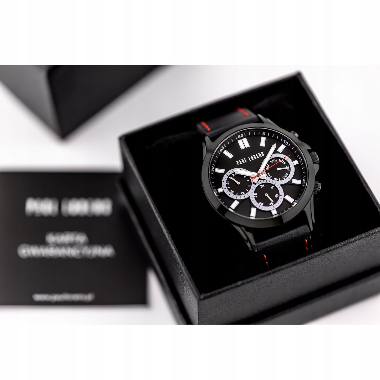 Vyriškas laikrodis "Paul Lorens" - PL8071A2-1A3 + Dėžutė + Graviravimas