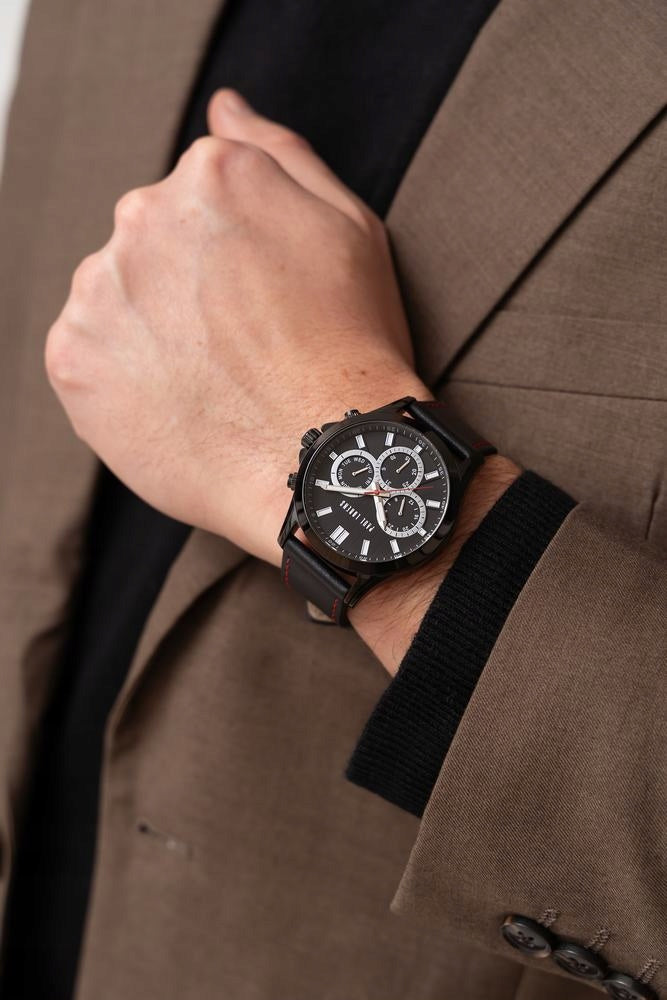 Vyriškas laikrodis "Paul Lorens" - PL8071A2-1A3 + Dėžutė + Graviravimas