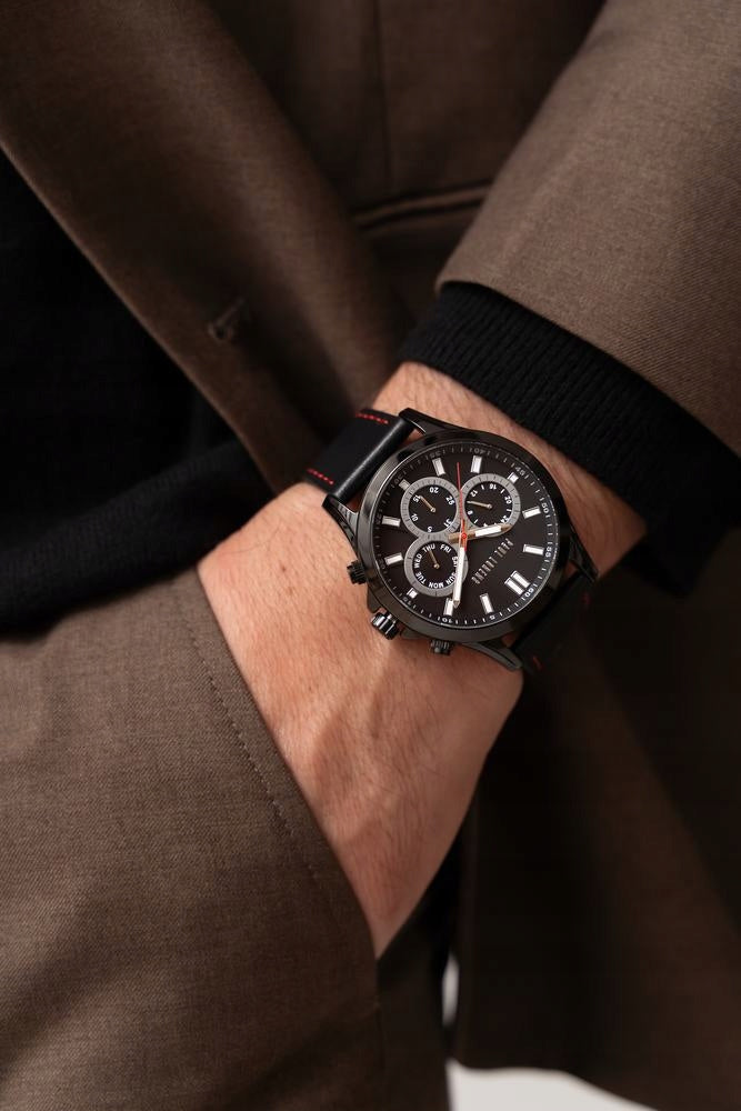 Vyriškas laikrodis "Paul Lorens" - PL8071A2-1A3 + Dėžutė + Graviravimas