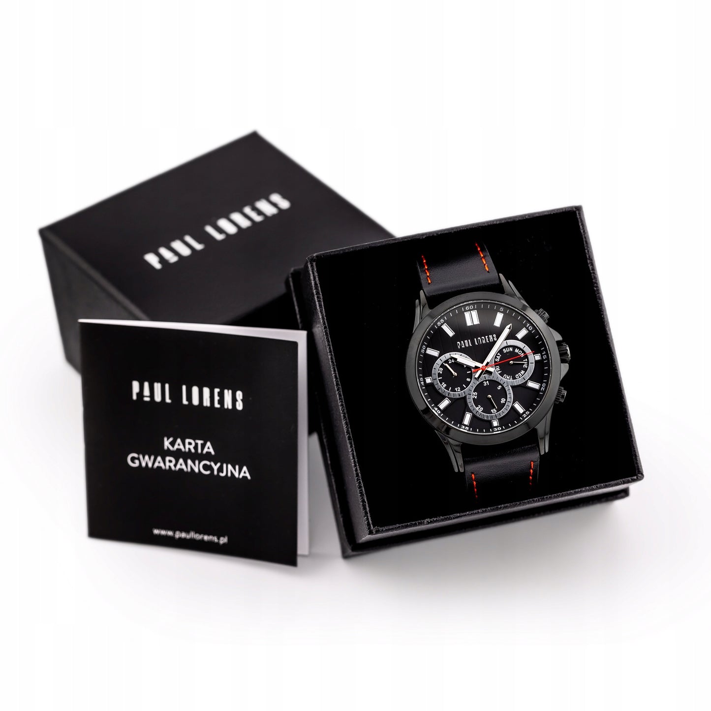 Vyriškas laikrodis "Paul Lorens" - PL8071A2-1A3 + Dėžutė + Graviravimas