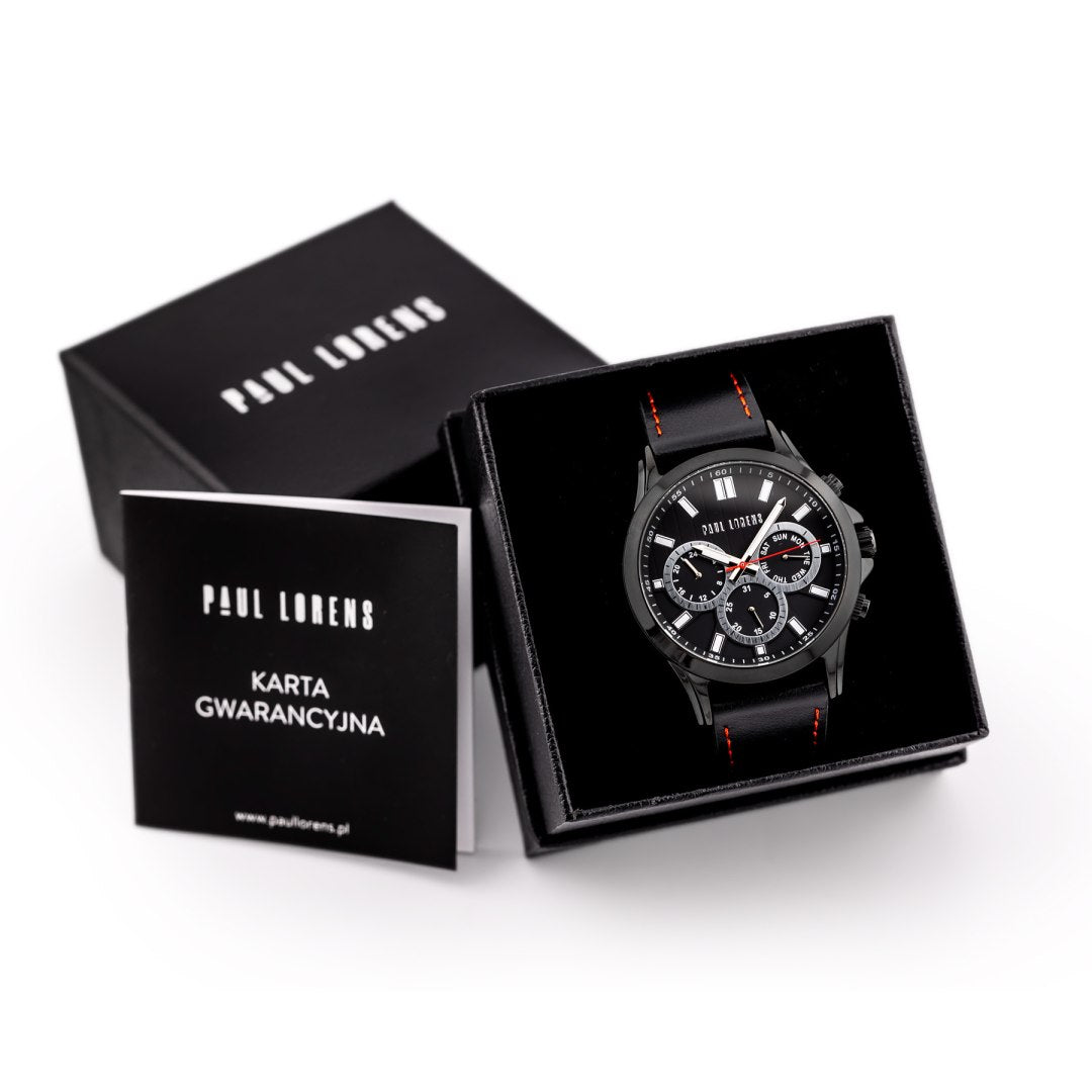VYRIŠKAS LAIKRODIS PAUL LORENS - PL8071A2-1A3 (zg373a) + DĖŽUTĖ