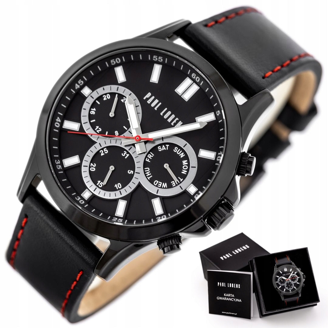 VYRIŠKAS LAIKRODIS PAUL LORENS - PL8071A2-1A3 (zg373a) + DĖŽUTĖ