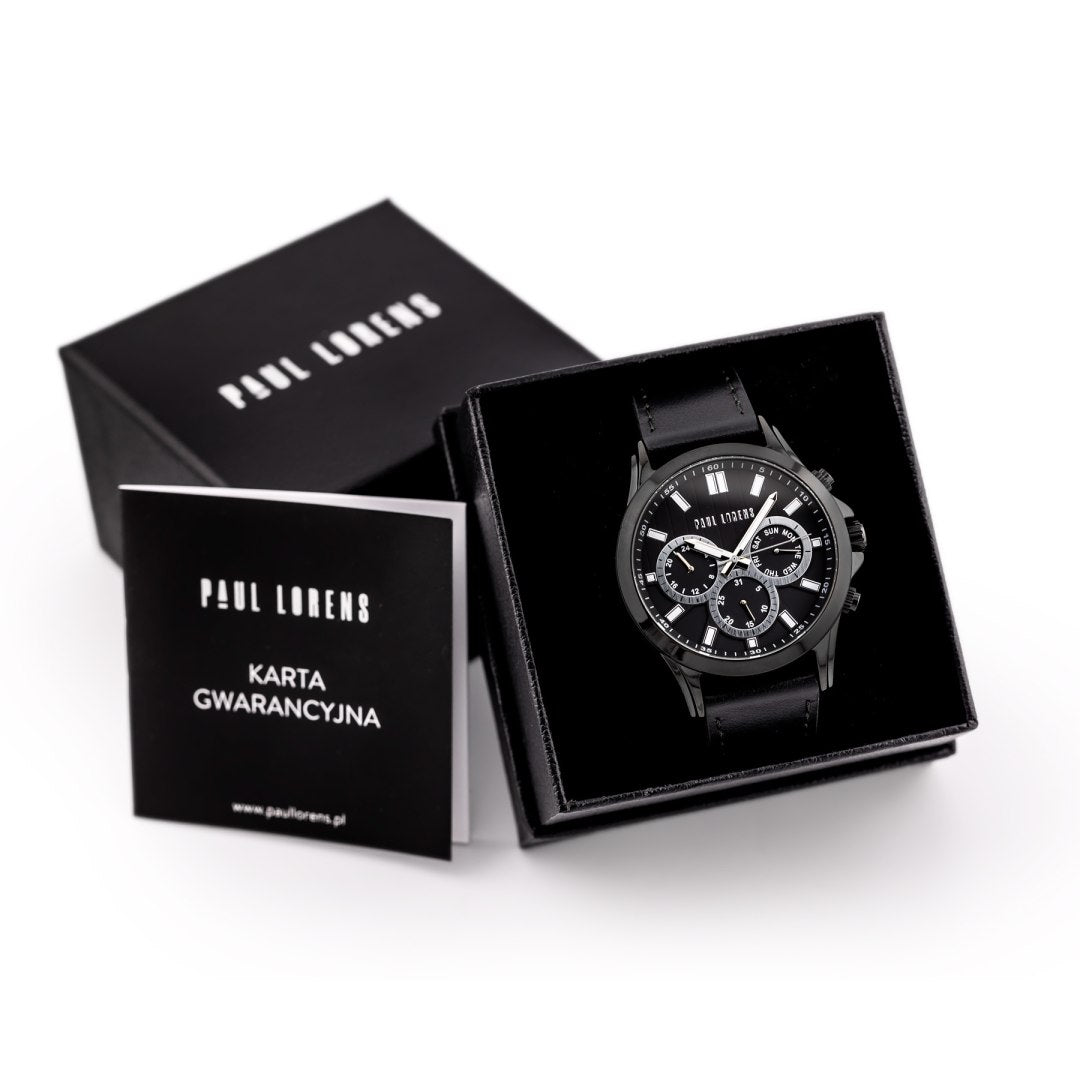Vyriškas laikrodis PAUL LORENS - PL8071A2-1A5 (zg373b) + DĖŽUTĖ