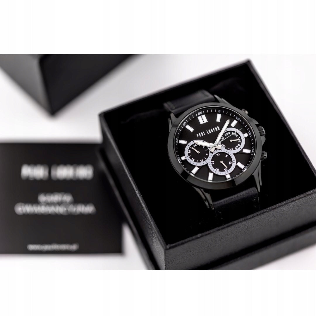 Vyriškas laikrodis PAUL LORENS - PL8071A2-1A5 (zg373b) + DĖŽUTĖ