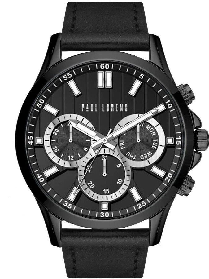 Vyriškas laikrodis PAUL LORENS - PL8071A2-1A5 (zg373b) + DĖŽUTĖ