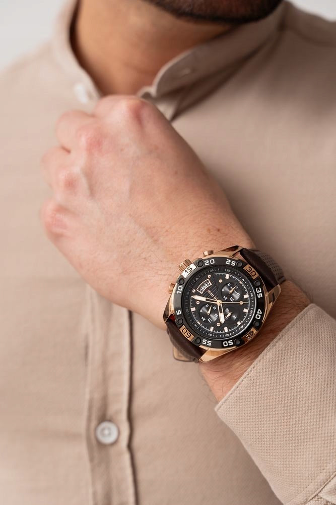 VYRIŠKAS LAIKRODIS PAUL LORENS -PL8754A5-1B1 + DĖŽUTĖ +GRAVERIS