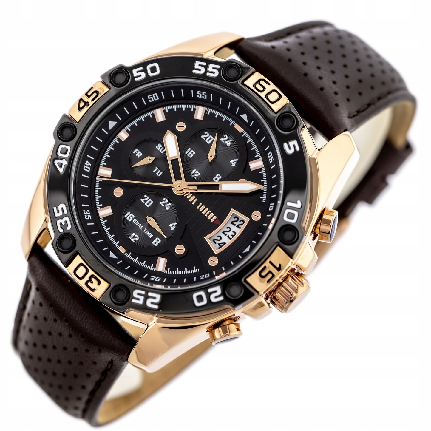 VYRIŠKAS LAIKRODIS PAUL LORENS -PL8754A5-1B1 + DĖŽUTĖ +GRAVERIS