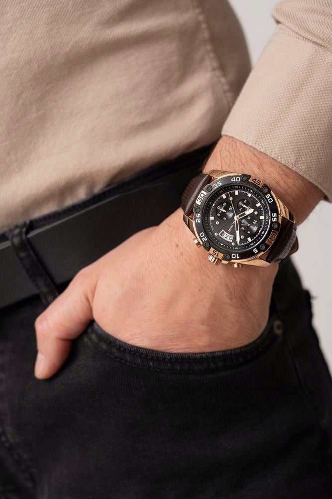 VYRIŠKAS LAIKRODIS PAUL LORENS -PL8754A5-1B1 + DĖŽUTĖ +GRAVERIS