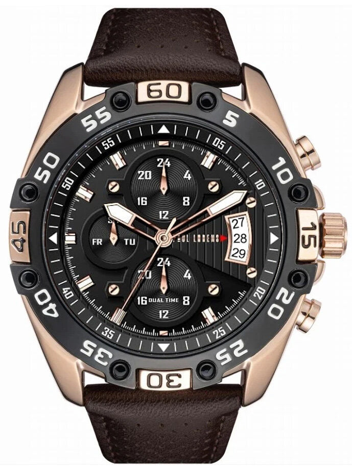 VYRIŠKAS LAIKRODIS PAUL LORENS -PL8754A5-1B1 + DĖŽUTĖ +GRAVERIS