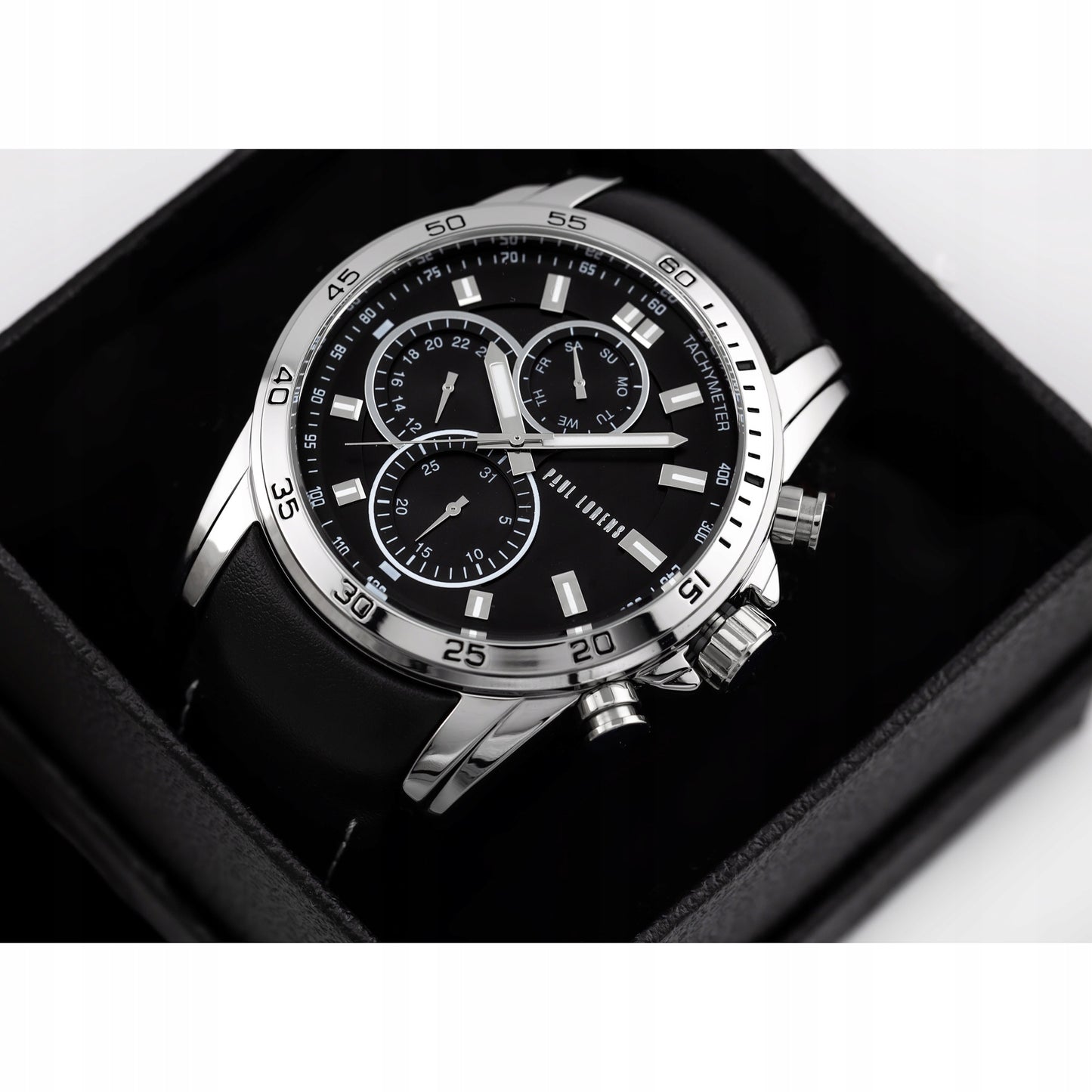 VYRIŠKAS LAIKRODIS PAUL LORENS zg364a + DĖŽUTĖ IR DOVANŲ MAIŠELIS