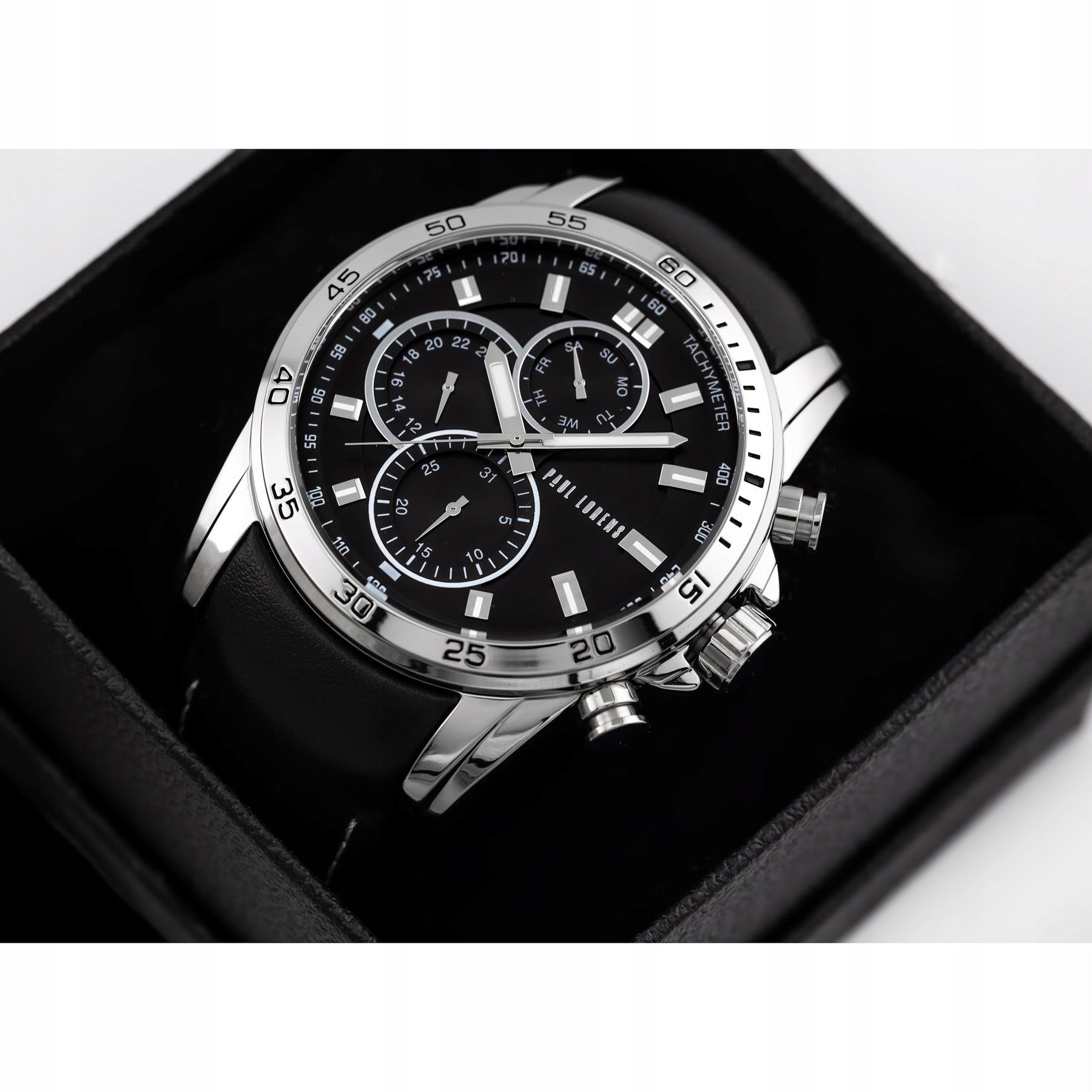 VYRIŠKAS LAIKRODIS PAUL LORENS zg364a + DĖŽUTĖ IR DOVANŲ MAIŠELIS