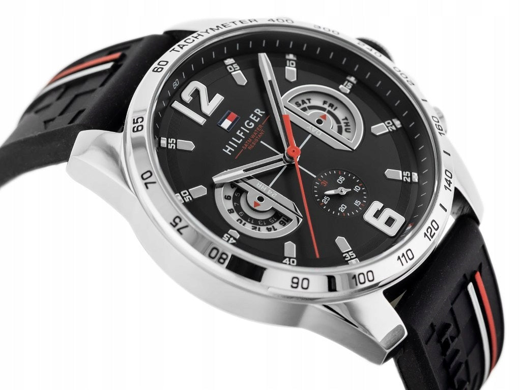 VYRIŠKAS LAIKRODIS TOMMY HILFIGER 1791473 DECKER + DĖŽUTĖ