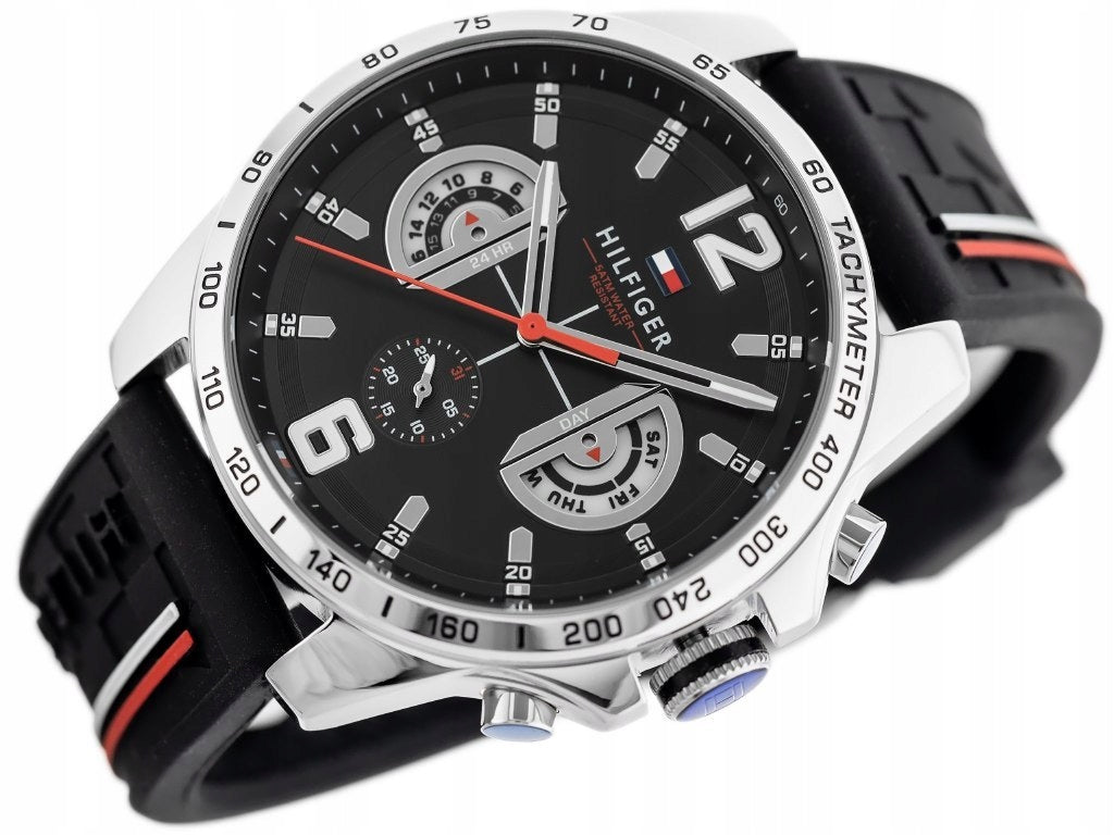 VYRIŠKAS LAIKRODIS TOMMY HILFIGER 1791473 DECKER + DĖŽUTĖ