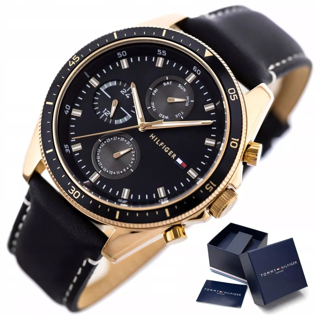 VYRIŠKAS LAIKRODIS TOMMY HILFIGER 1791836 PARKER (zf041c) + DĖŽUTĖ