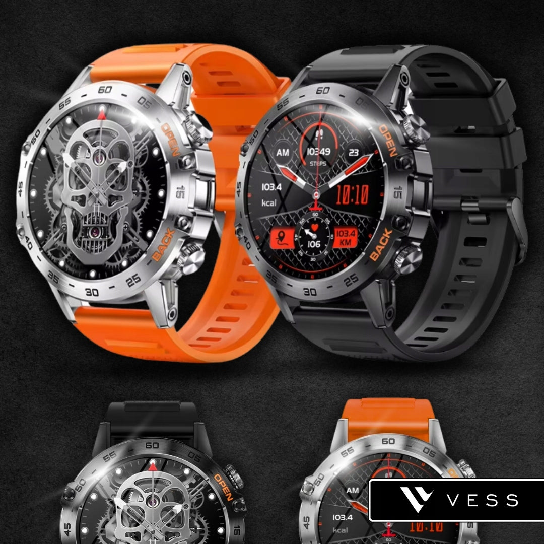 VYRIŠKAS IŠMANUSIS LAIKRODIS SMARTWATCH 360x360 SKAMBUČIAI MENIU LIETUVIŠKAS VANDENIUI ATSPARUS + DOVANA