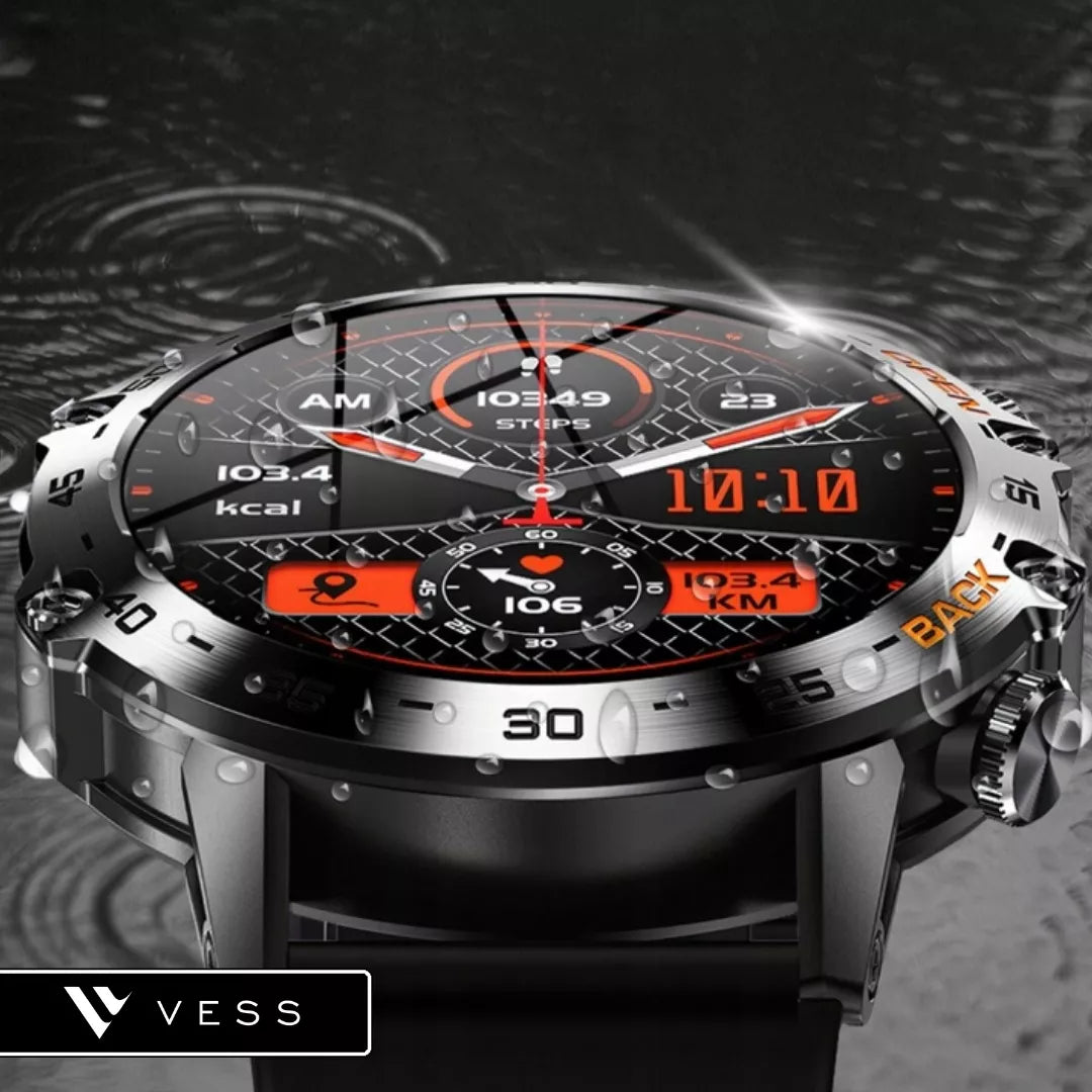 VYRIŠKAS IŠMANUSIS LAIKRODIS SMARTWATCH 360x360 SKAMBUČIAI MENIU LIETUVIŠKAS VANDENIUI ATSPARUS + DOVANA