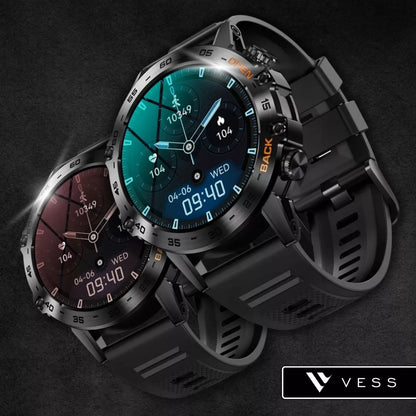 VYRIŠKAS IŠMANUSIS LAIKRODIS SMARTWATCH 360x360 SKAMBUČIAI MENIU LIETUVIŠKAS VANDENIUI ATSPARUS + DOVANA