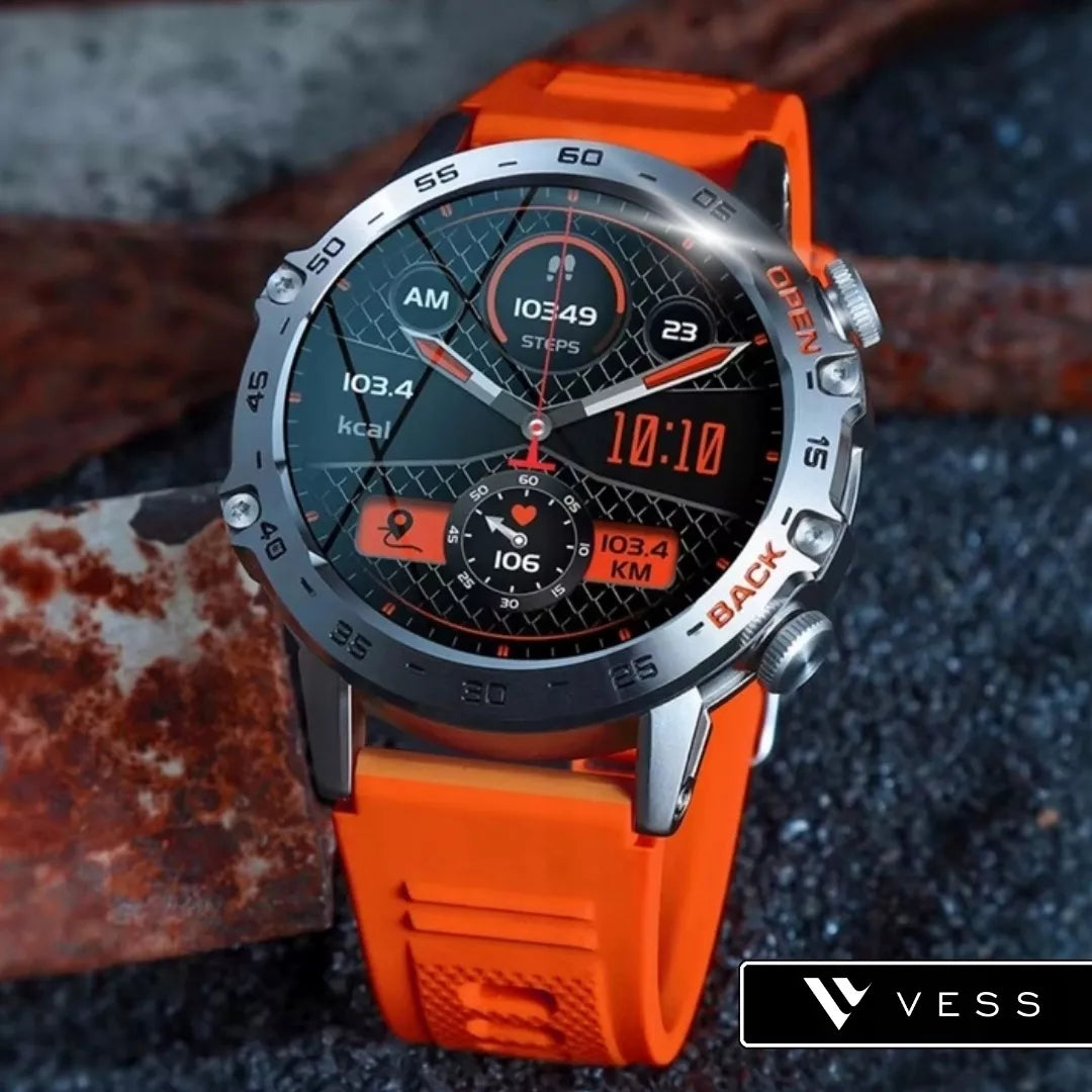 VYRIŠKAS IŠMANUSIS LAIKRODIS SMARTWATCH 360x360 SKAMBUČIAI MENIU LIETUVIŠKAS VANDENIUI ATSPARUS + DOVANA