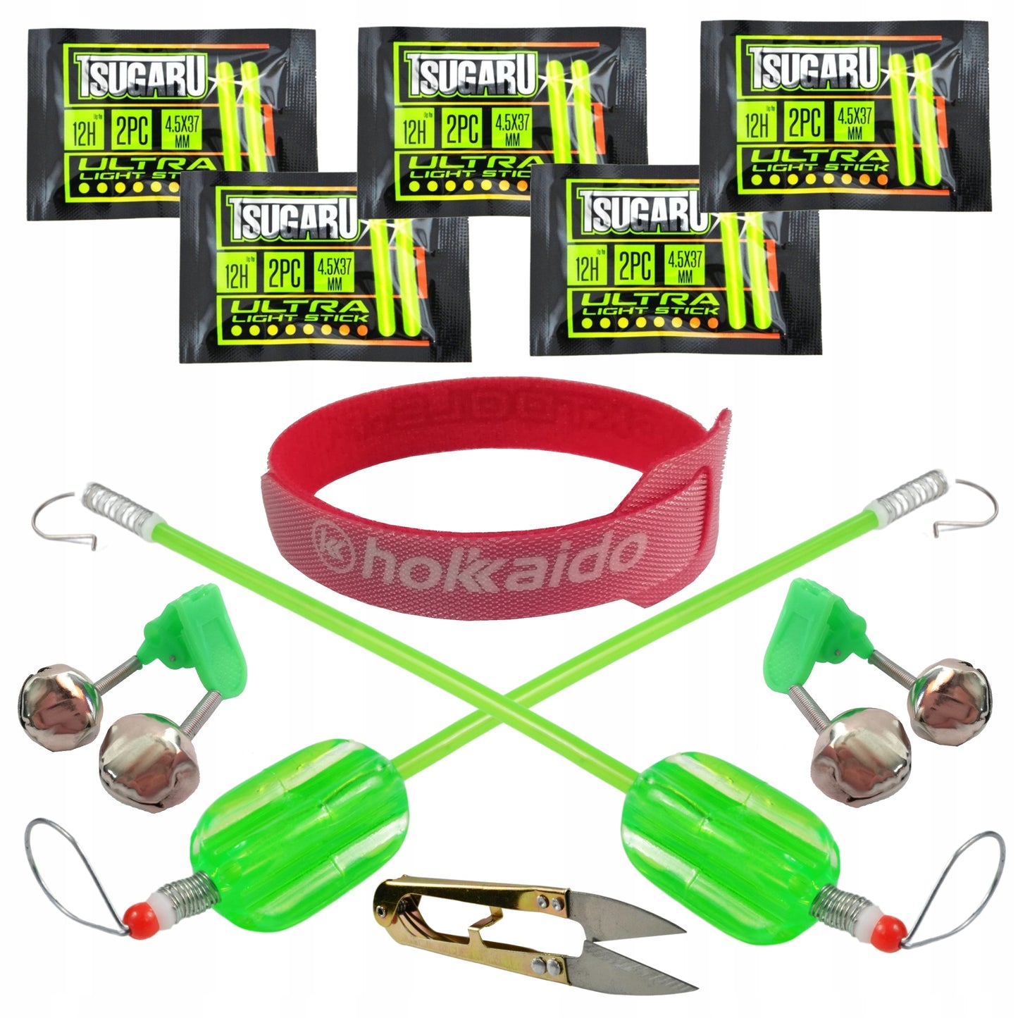 Žvejybos reikmenų rinkinys: plūdinė, dugninė, spiningo dėžė ALL HOKKAIDO