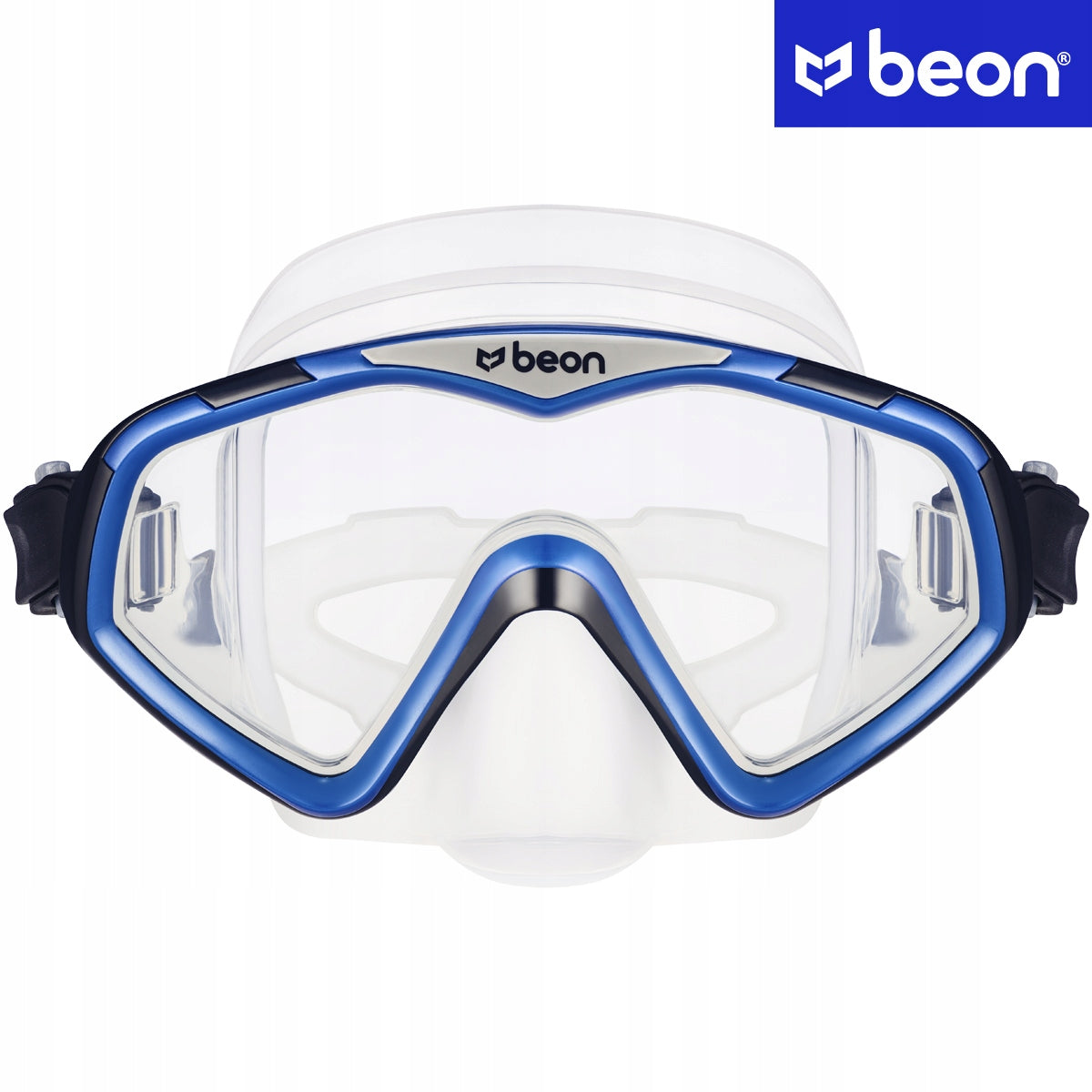 Nardymo rinkinys kaukė ir šnorkelis akiniai ir vamzdelis nardymui BEON