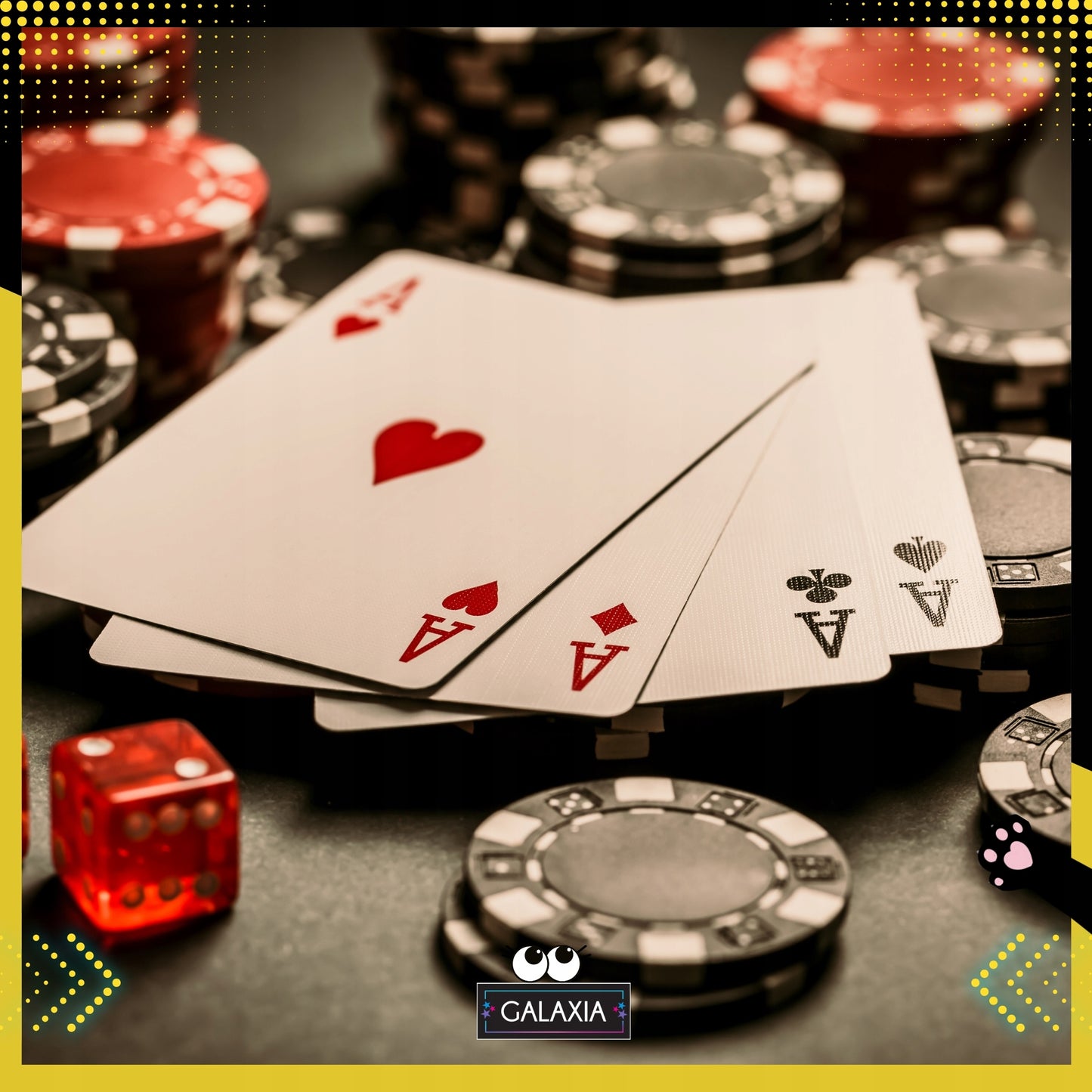 Pokerio rinkinys su 500 žetonų, kortomis ir lagaminu