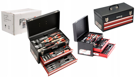 Įrankių rinkinys metalinėje dėžutėje 80 vnt. YATO YT-38951