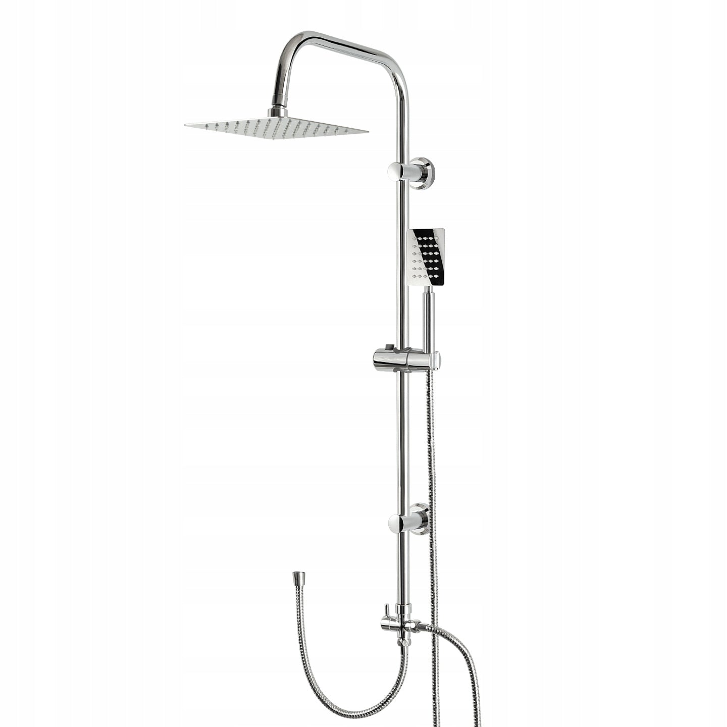 Dušo komplektas, dušo kolonėlė be maišytuvo, skirta dušo kabinai, lietaus dušas 20