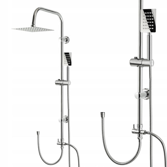 Dušo komplektas, dušo kolonėlė be maišytuvo, skirta dušo kabinai, lietaus dušas 20