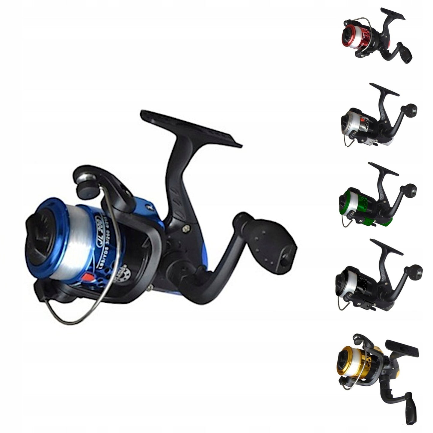 Žvejybos rinkinys 2x meškerė 2x ritė krepšys tinklas stovai jaukas priedai