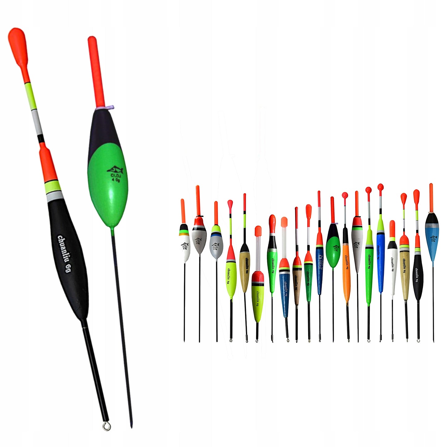 Žvejybos rinkinys 2x meškerė 2x ritė krepšys tinklas stovai jaukas priedai