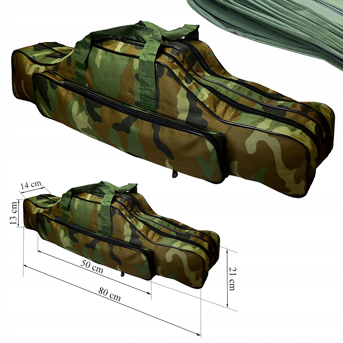 Žvejybos rinkinys 2x meškerė 2x ritė krepšys tinklas stovai jaukas priedai