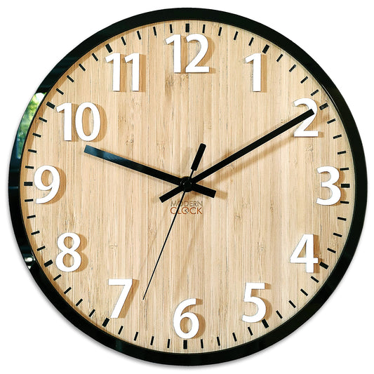 Moderninis Akrilo Sieninis Laikrodis Diana 30cm Apvalus Kvarcinis