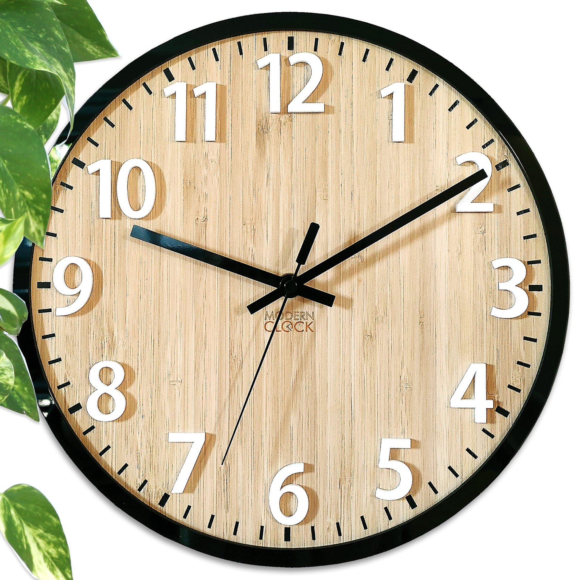 Moderninis Akrilo Sieninis Laikrodis Diana 30cm Apvalus Kvarcinis