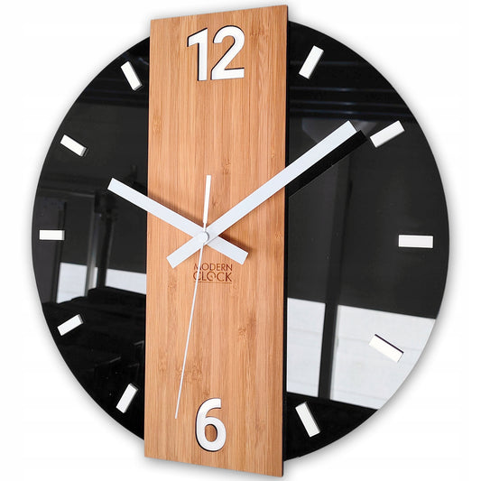 Sieninis laikrodis BAMBO PRIMO 3D Modernus 30 cm