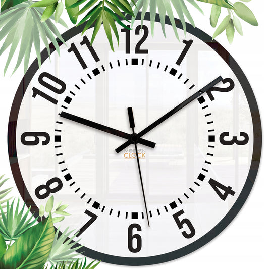 Sieninis laikrodis Oskar tylus įskaitomas modernus Loft