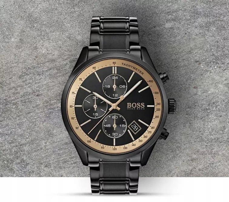 Vyriškas laikrodis Hugo Boss Grand Prix 1513578 + DĖŽUTĖ.