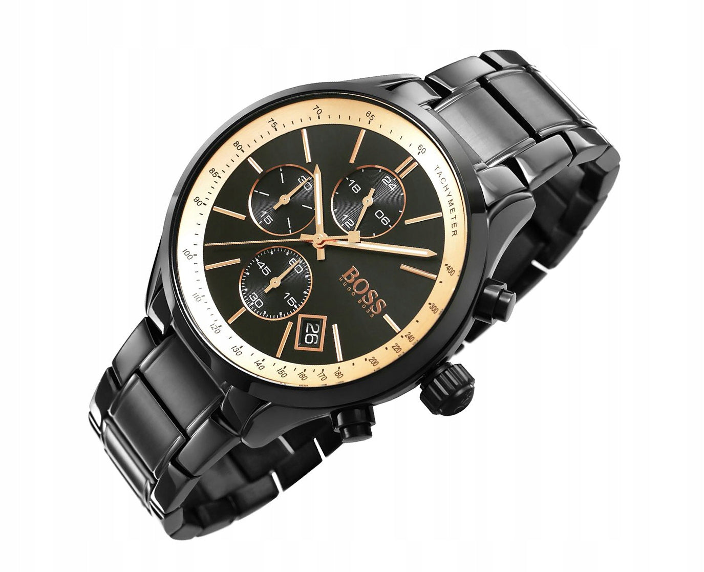 Vyriškas laikrodis Hugo Boss Grand Prix 1513578 + DĖŽUTĖ.