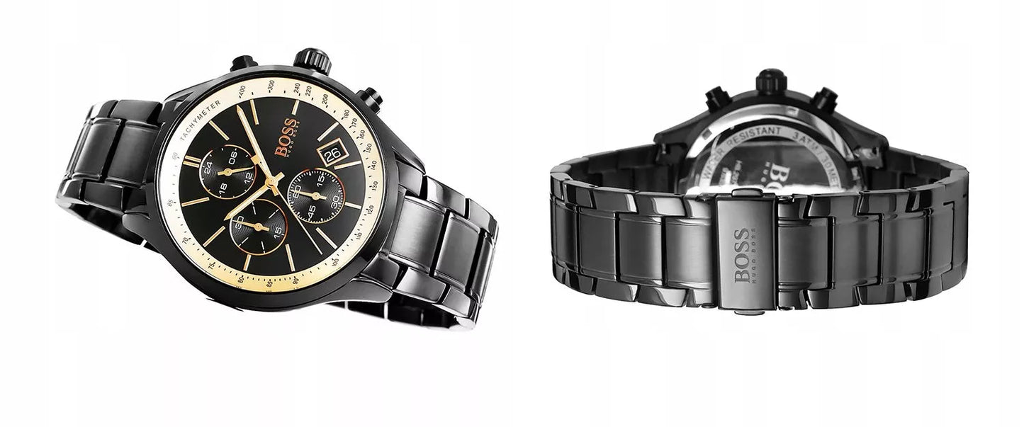 Vyriškas laikrodis Hugo Boss Grand Prix 1513578 + DĖŽUTĖ.