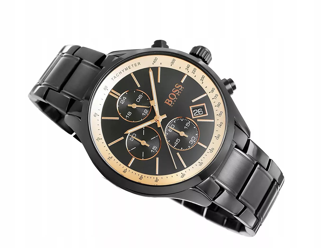 Vyriškas laikrodis Hugo Boss Grand Prix 1513578 + DĖŽUTĖ.