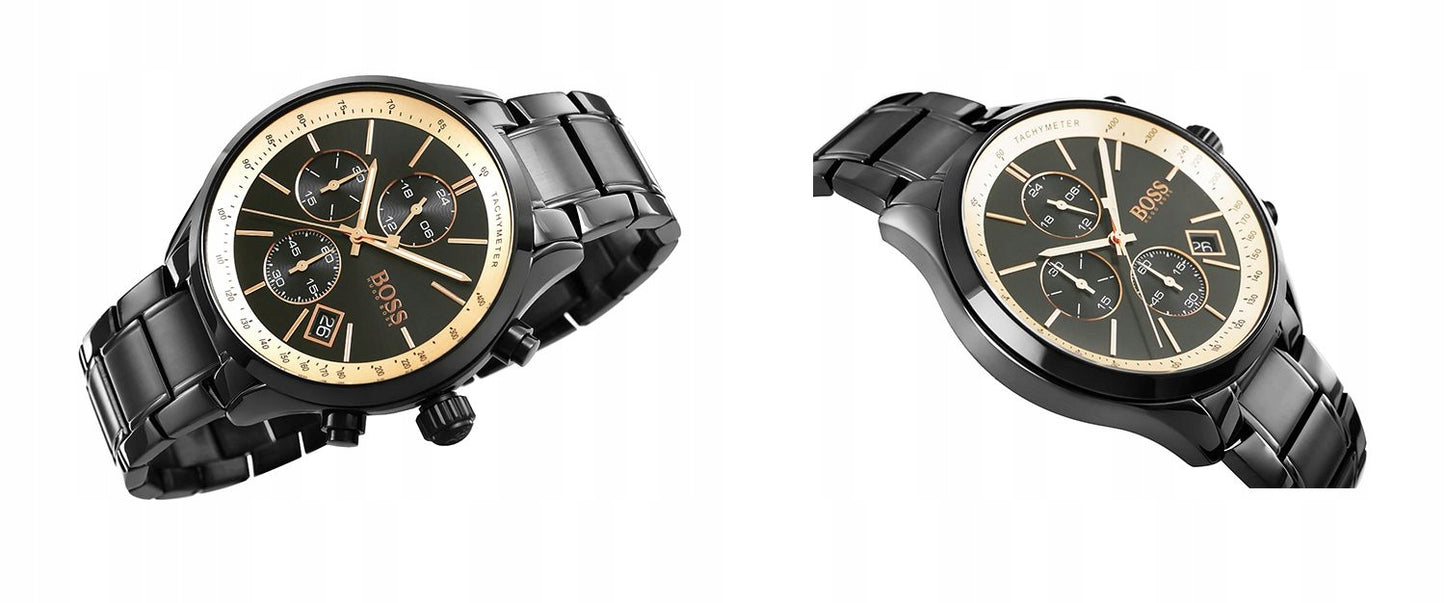 Vyriškas laikrodis Hugo Boss Grand Prix 1513578 + DĖŽUTĖ.